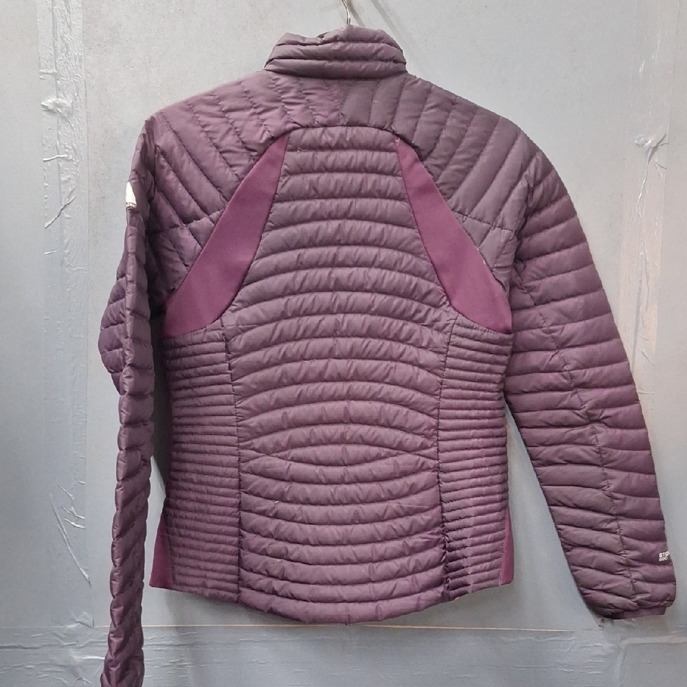 Eddie Bauer Plum Jacket with Bright Orange Zipper - Picture 6 of 6